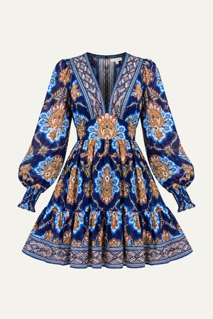 SO DELIGHTED WOVEN MINI DRESS