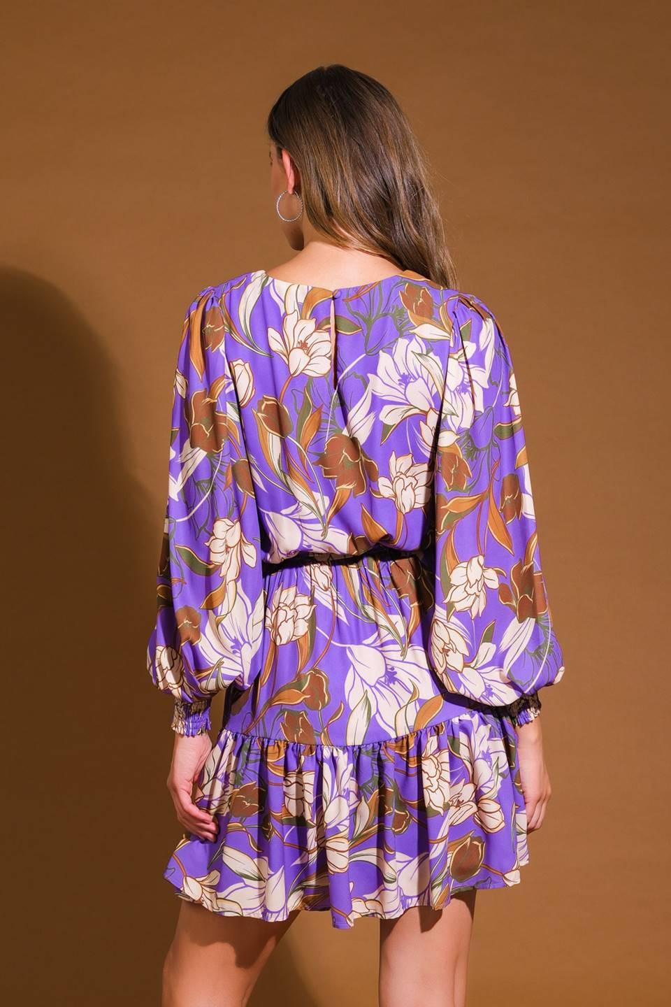 URBAN OASIS WOVEN MINI DRESS.