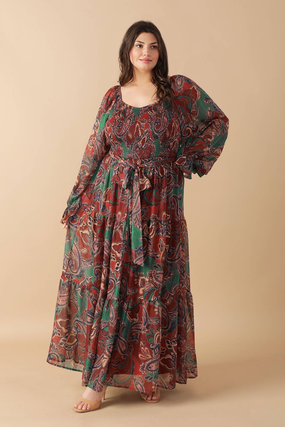 DARLING SENSATION WOVEN MAXI DRESS