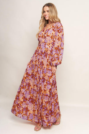 HEIGHT OF LOVE WOVEN MAXI DRESS.
