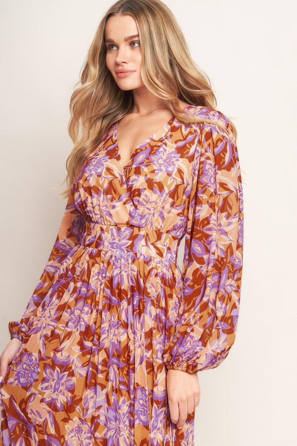HEIGHT OF LOVE WOVEN MAXI DRESS.