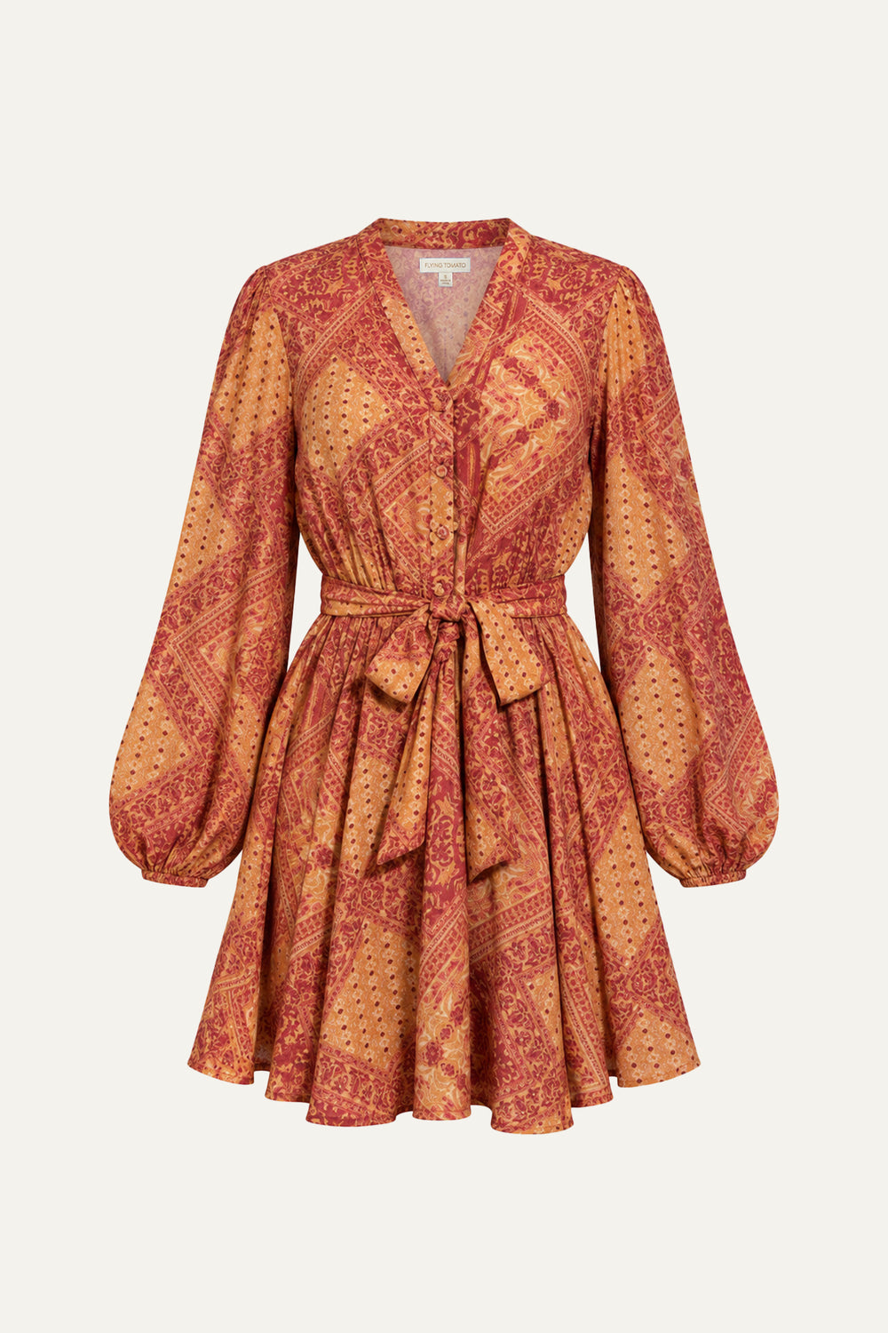 DEEPLY DELIGHTFUL WOVEN MINI DRESS
