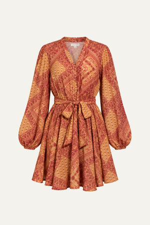 DEEPLY DELIGHTFUL WOVEN MINI DRESS