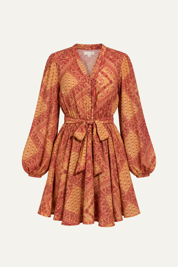 DEEPLY DELIGHTFUL WOVEN MINI DRESS