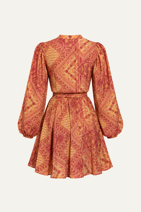 DEEPLY DELIGHTFUL WOVEN MINI DRESS