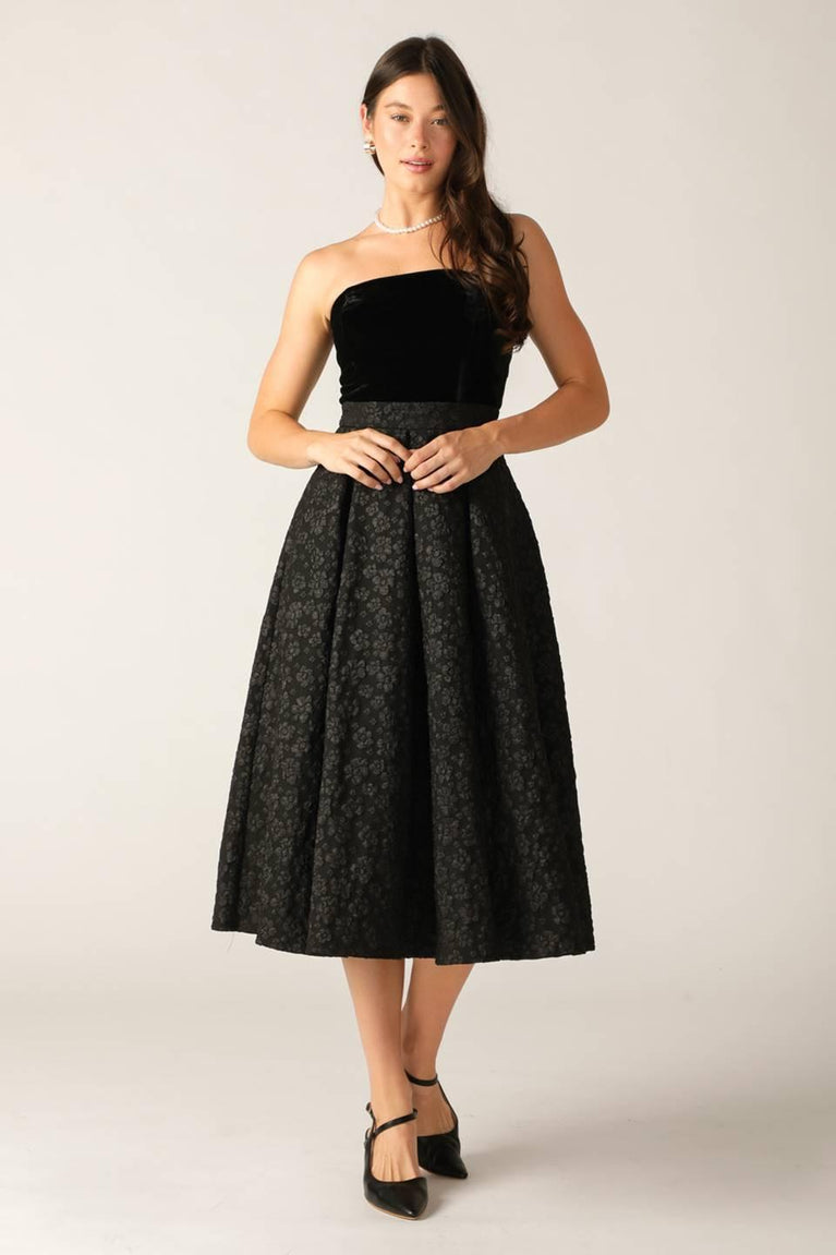 CATCHING FLIGHTS LIME WOVEN MNI DRESS main image 1