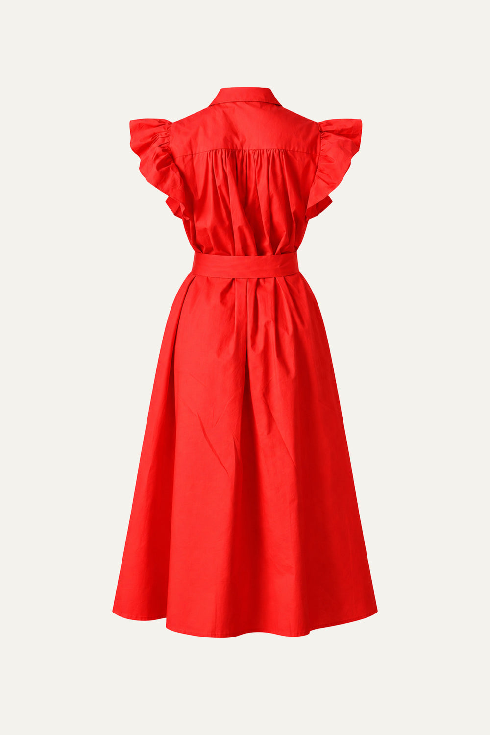 GLIMPSE IN TIME WOVEN MIDI DRESS