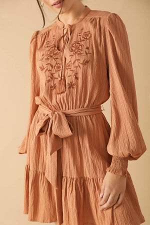 WANDERING MIND WOVEN MINI DRESS - Flying Tomato - DRESSES - Flying Tomato