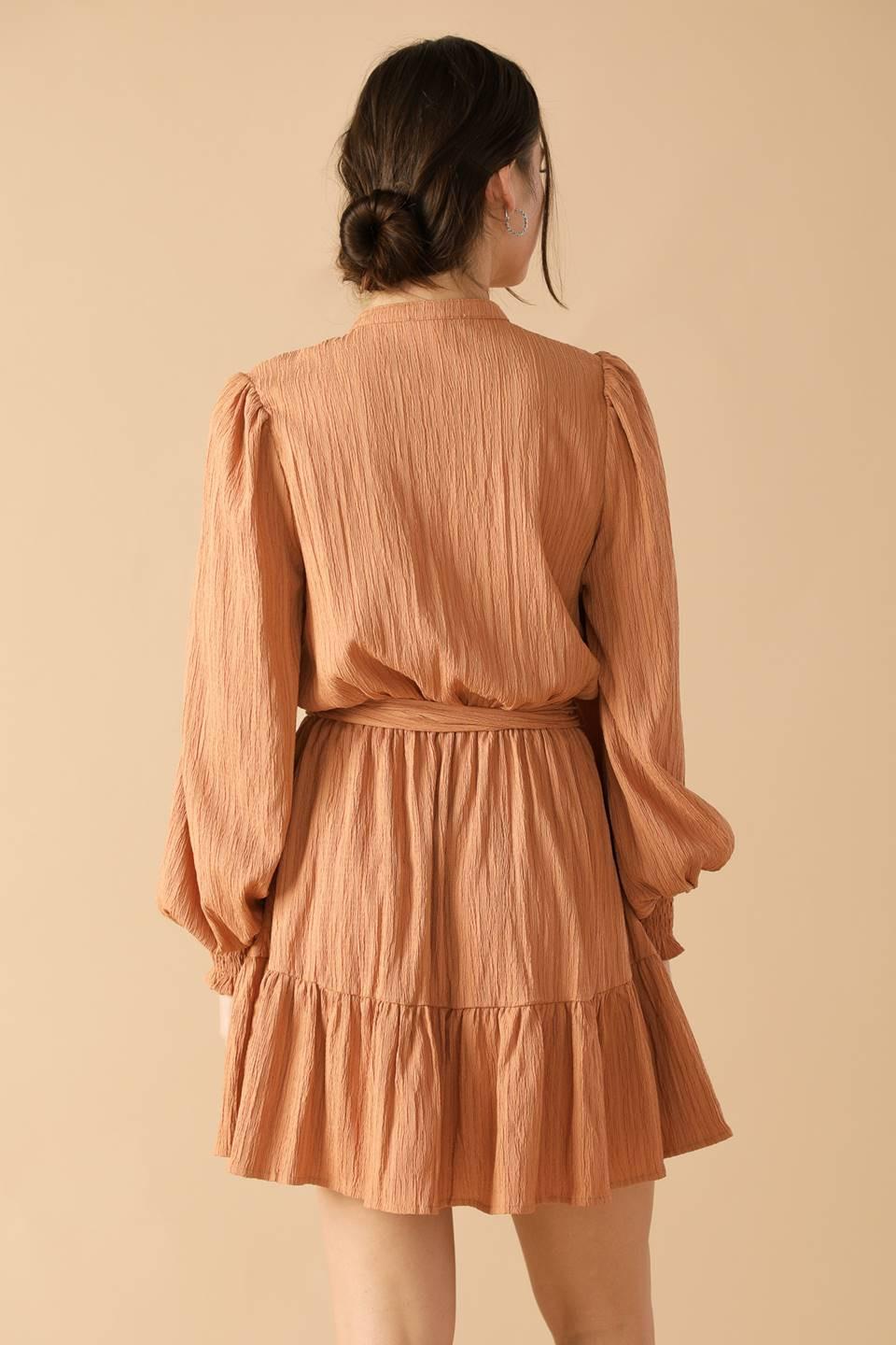 WANDERING MIND WOVEN MINI DRESS - Flying Tomato - DRESSES - Flying Tomato