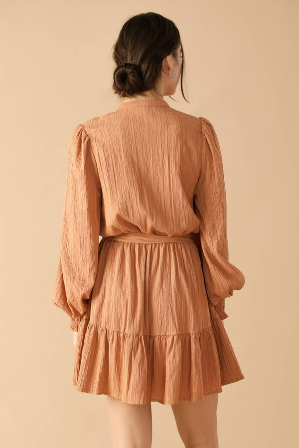 WANDERING MIND WOVEN MINI DRESS - Flying Tomato - DRESSES - Flying Tomato