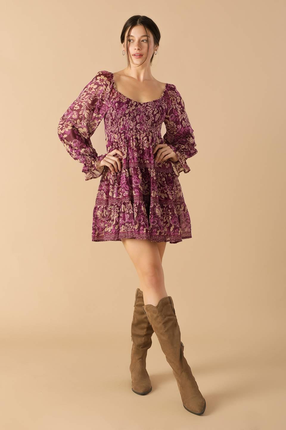 SERENE RADIANCE WOVEN MINI DRESS - Flying Tomato - DRESSES - Flying Tomato