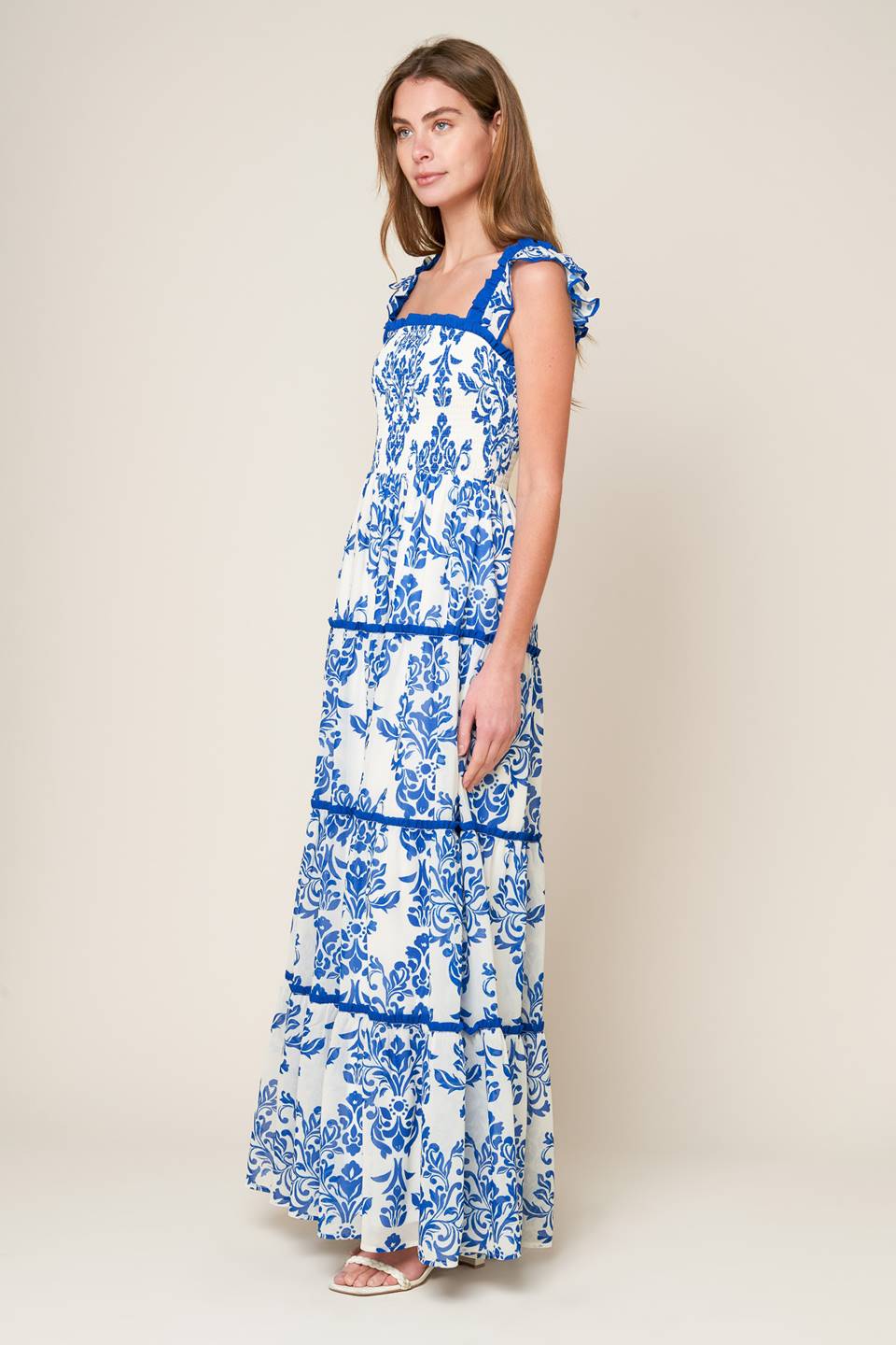 MOST BEAUTIFUL DAY WOVEN MAXI DRESS