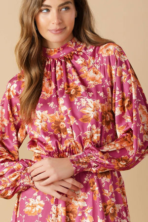 LUXE LEGACY WOVEN MINI DRESS.
