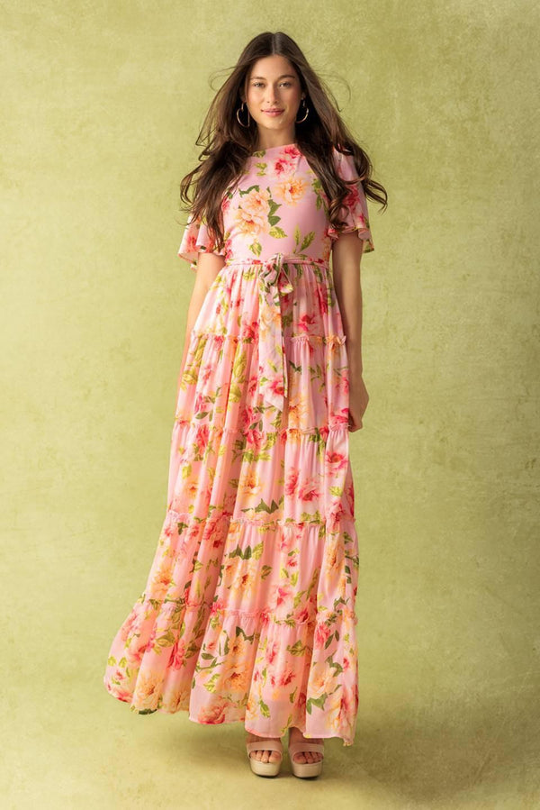 WHICH CHAPTER WOVEN MAXI DRESS - Flying Tomato - DRESSES - Flying Tomato