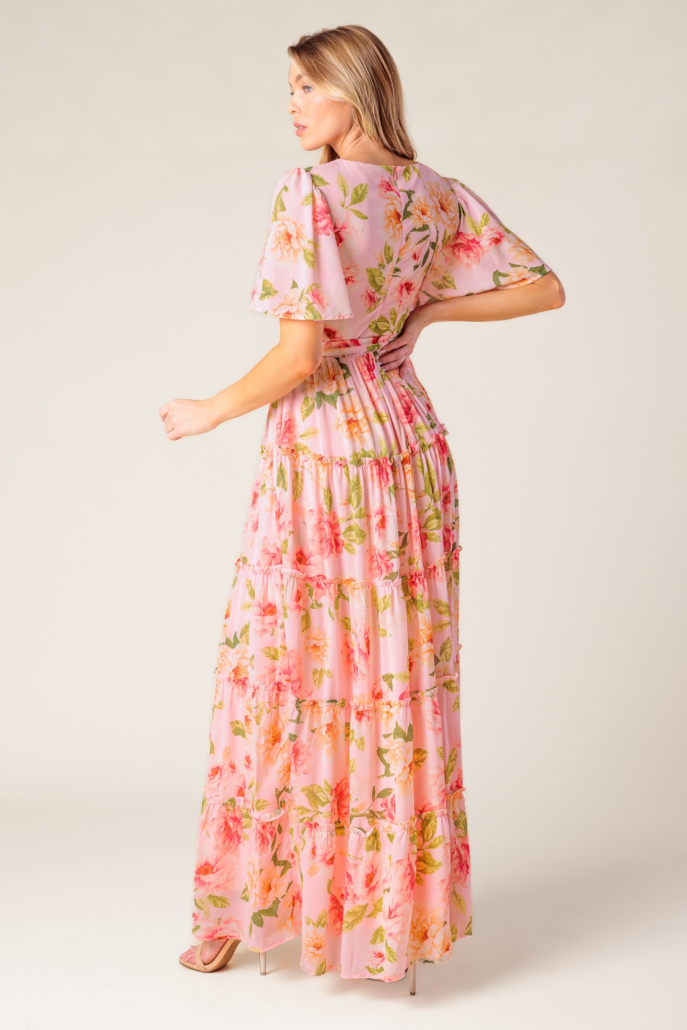 WHICH CHAPTER WOVEN MAXI DRESS