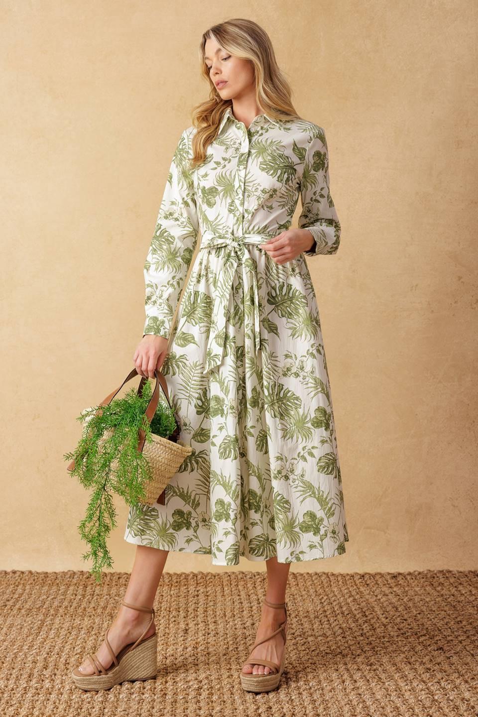 WANT YOU AROUND WOVEN MIDI DRESS - Flying Tomato - DRESSES - Flying Tomato