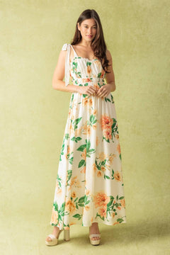 A PERFECT MATCH WOVEN MAXI DRESS.