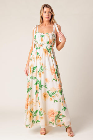 A PERFECT MATCH WOVEN MAXI DRESS.
