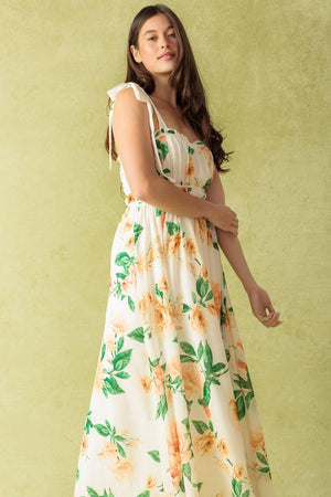 A PERFECT MATCH WOVEN MAXI DRESS.