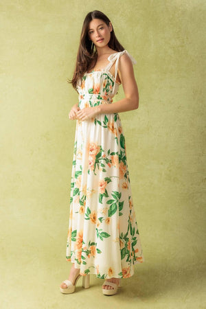 A PERFECT MATCH WOVEN MAXI DRESS.