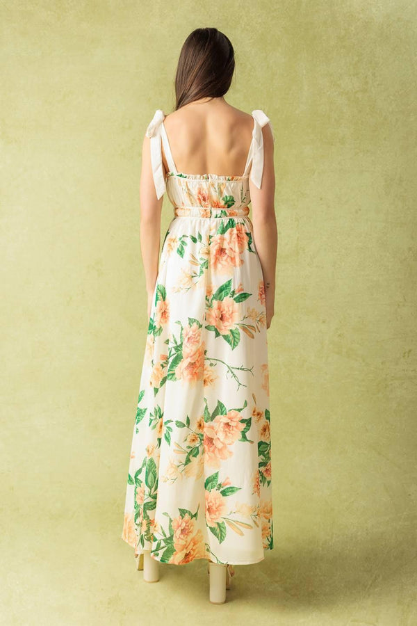 A PERFECT MATCH WOVEN MAXI DRESS.