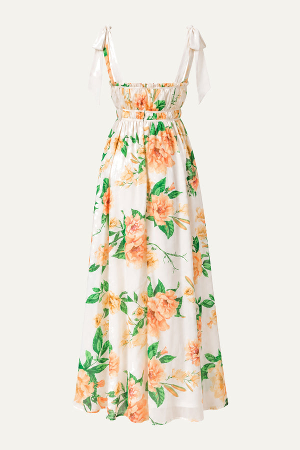 A PERFECT MATCH WOVEN MAXI DRESS