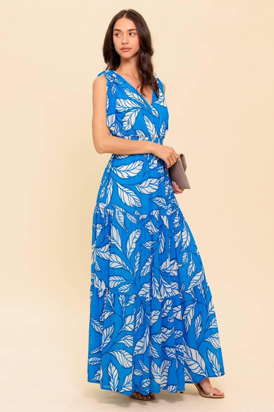 MAKING PROMISES WOVEN MAXI DRESS.