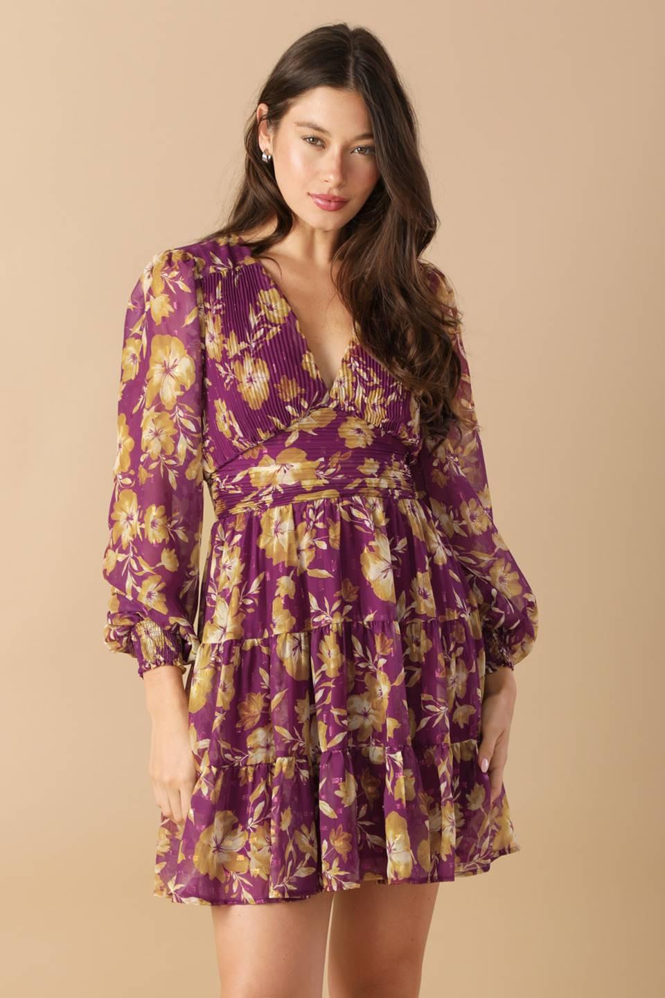 EFFORTLESS SELECTION WOVEN MINI DRESS.