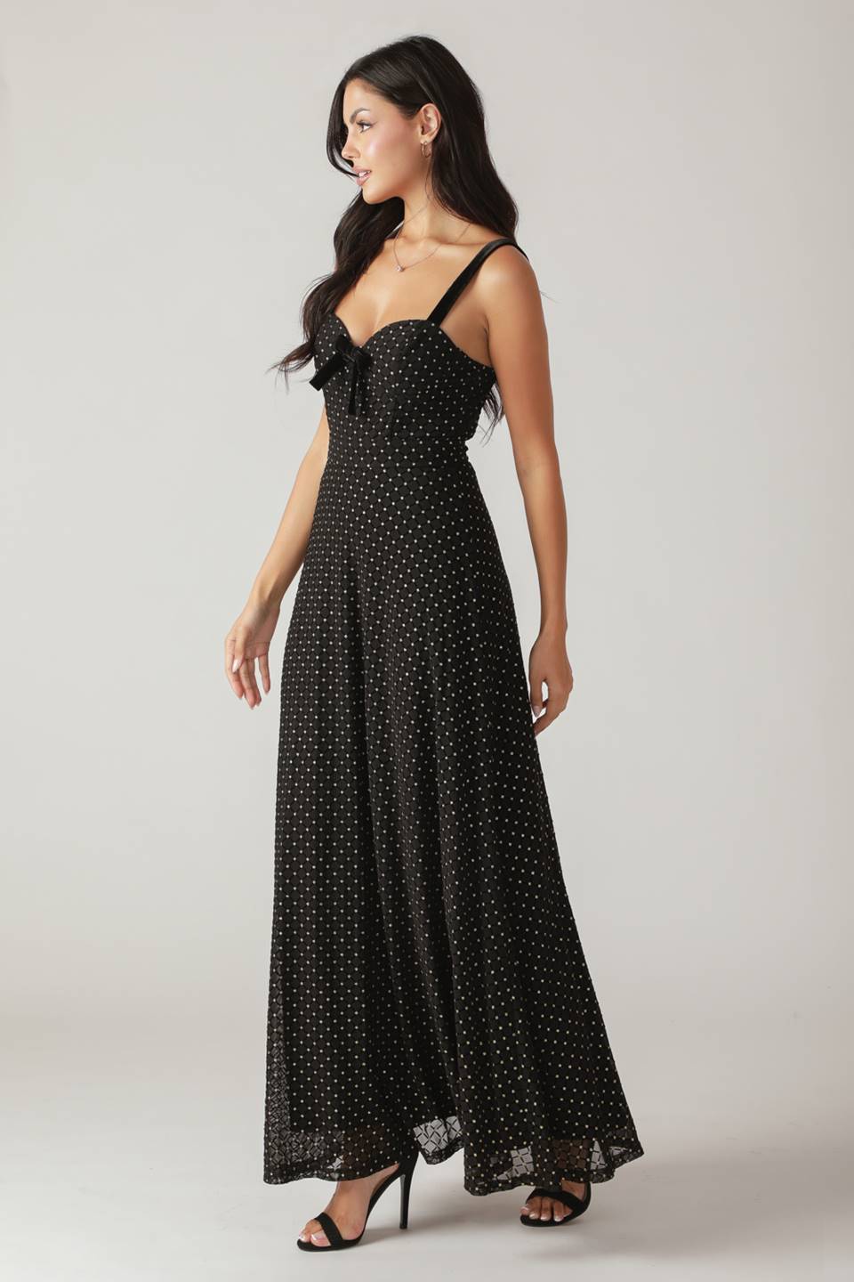 MAJESTIC MOTION WOVEN MAXI DRESS