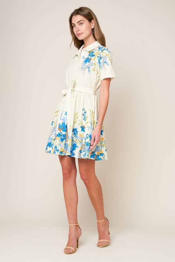 ALWAYS REMARKABLE WOVEN MINI DRESS.