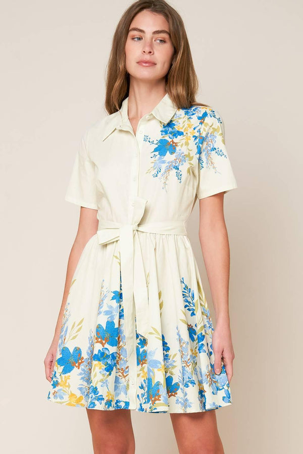 ALWAYS REMARKABLE WOVEN MINI DRESS.