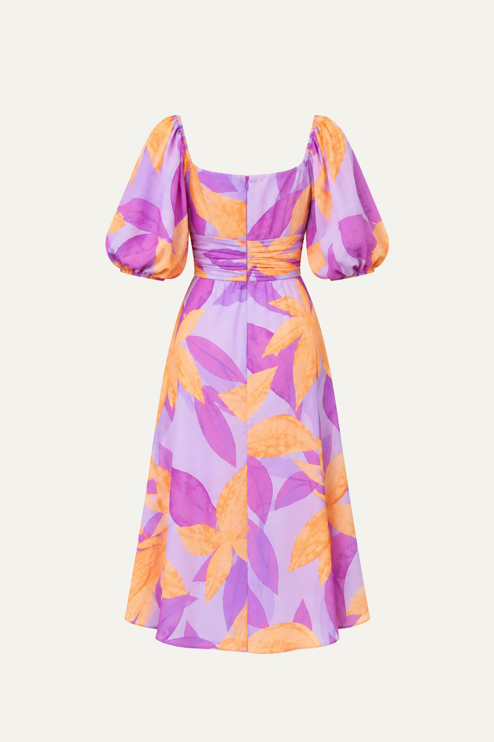 BLOOMING BRUNCH WOVEN MIDI DRESS