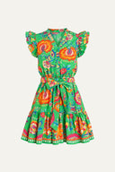 BRIGHTER DAYS WOVEN MINI DRESS