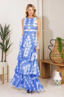 DREAM OF THE FLEET WOVEN MAXI DRESS.