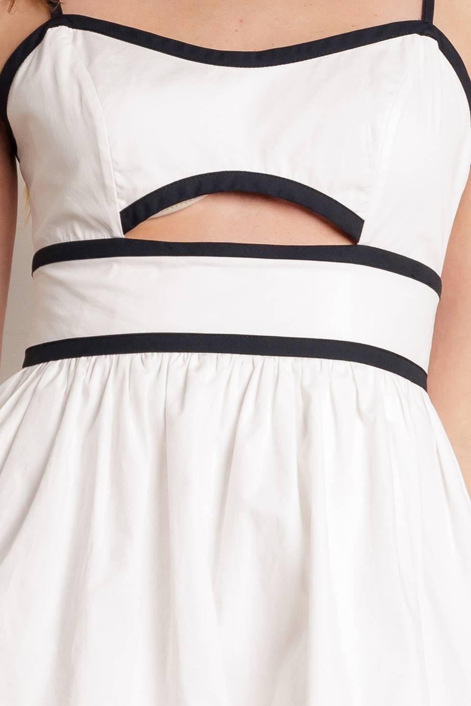 GO GETTER WOVEN MIDI DRESS.