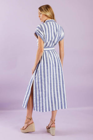 WOULD'VE BEEN THE ONE WOVEN MIDI DRESS.