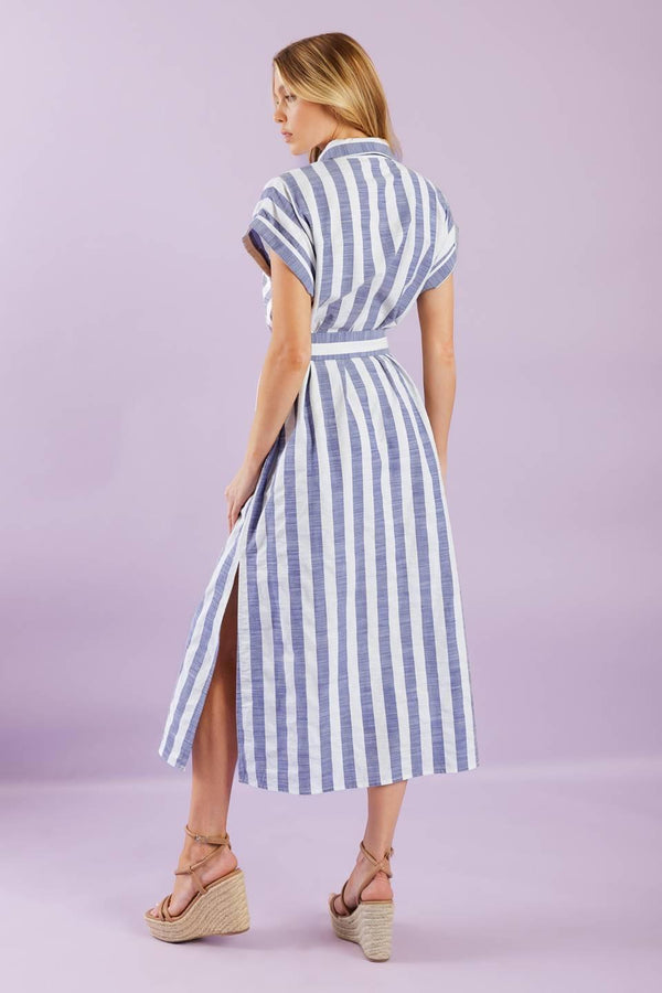 WOULD'VE BEEN THE ONE WOVEN MIDI DRESS.