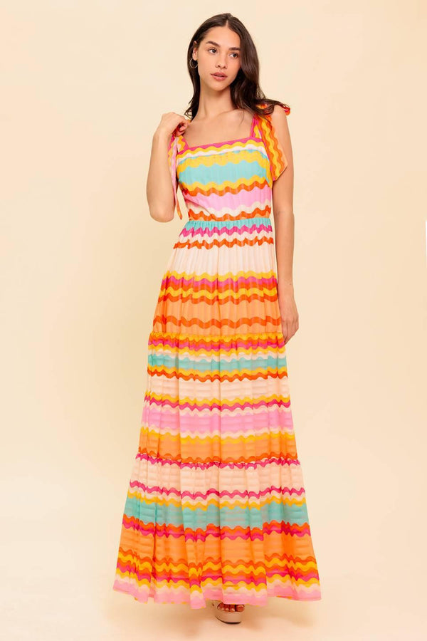 IN THE SPOTLIGHT WOVEN MAXI DRESS.