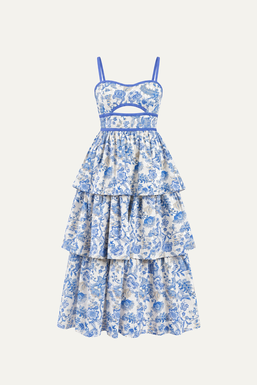 A GREAT ESCAPE WOVEN MIDI DRESS