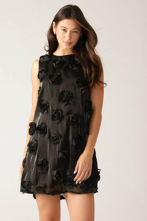 RADIANT SPIRIT WOVEN MINI DRESS.