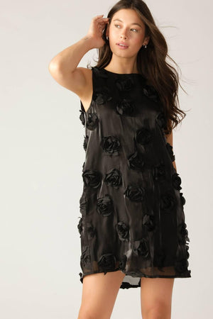 RADIANT SPIRIT WOVEN MINI DRESS.