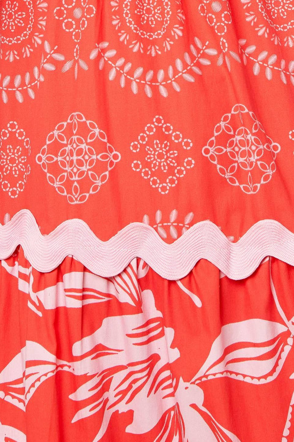 BRIGHTER DAYS WOVEN MAXI DRESS.