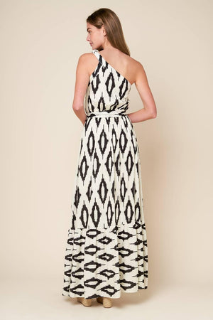 PERFECT SENSATION WOVEN MAXI DRESS.