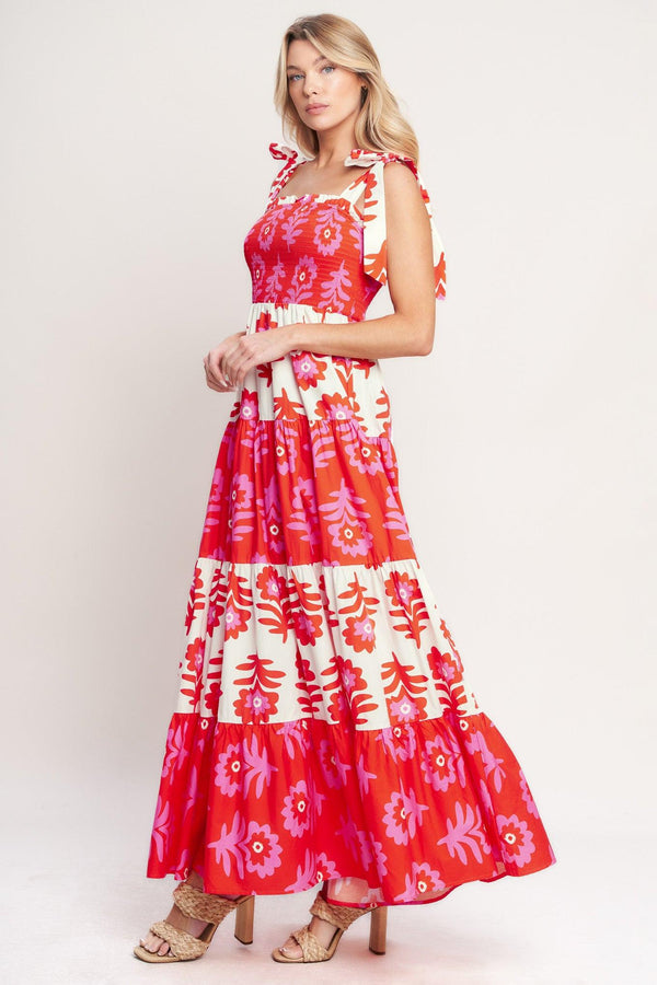 GLAMOUR IN MOTION WOVEN MAXI DRESS - Flying Tomato - DRESSES - Flying Tomato