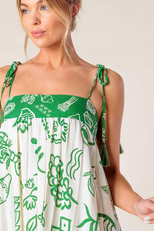 EVERYDAY BLISS WOVEN MAXI DRESS.