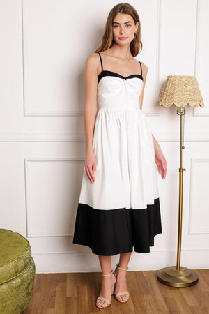 ISLAND HEARTBEAT WOVEN MIDI DRESS - Flying Tomato - DRESSES - Flying Tomato