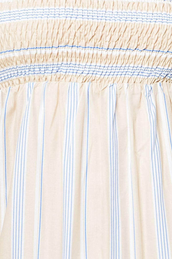 WAVES OF LIFT WOVEN MAXI DRESS.