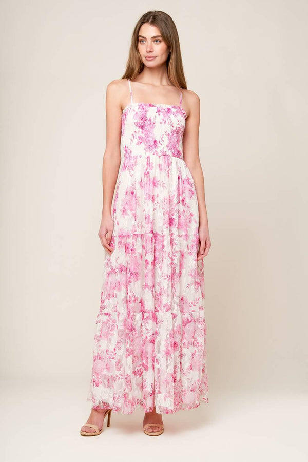IN THIS MOMENT WOVEN LACE MAXI DRESS.