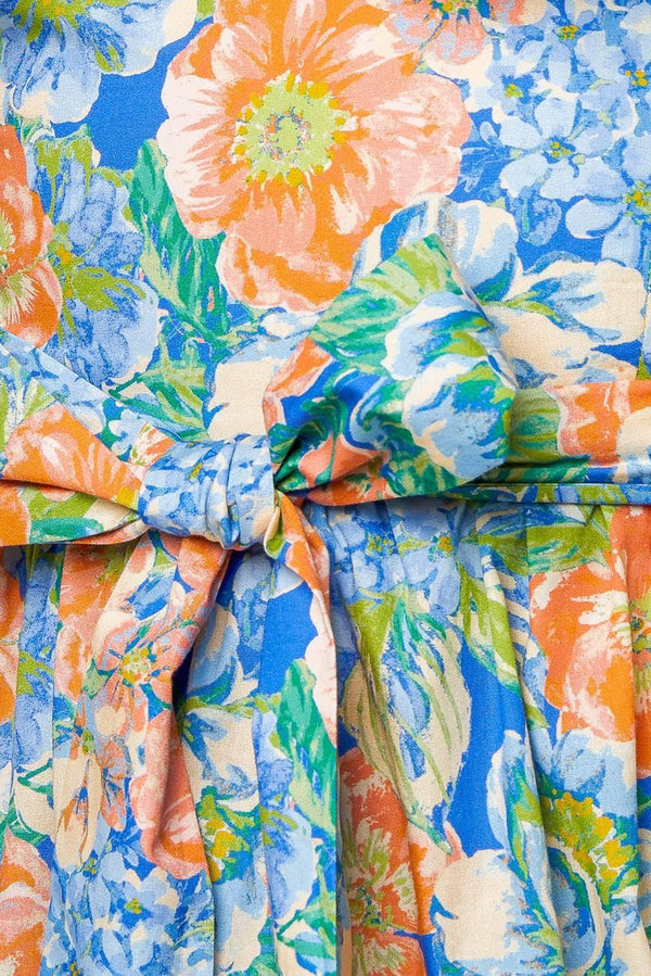 DELIGHTFUL GARDEN PARTY WOVEN MAXI DRESS.