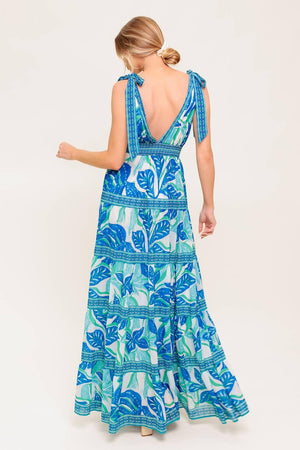 SHOW YOUR LOVE WOVEN MAXI DRESS.